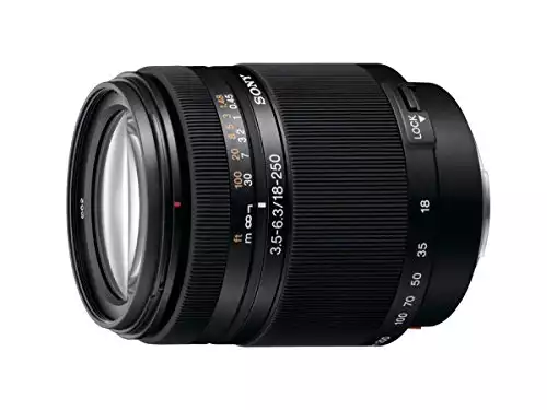 Sony SAL18250 Alpha DT 18-250mm f/3.5-6.3 High Magnification Zoom Lens | Amazon