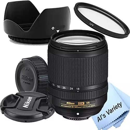 Nikon AF-S DX NIKKOR 18-140mm f/3.5-5.6G ED VR Lens | Amazon